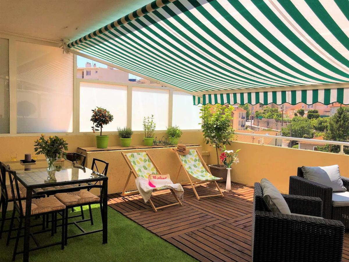 Appartement Cosy Calme Central-Terrasse Proche Palais Cannes Exterior foto